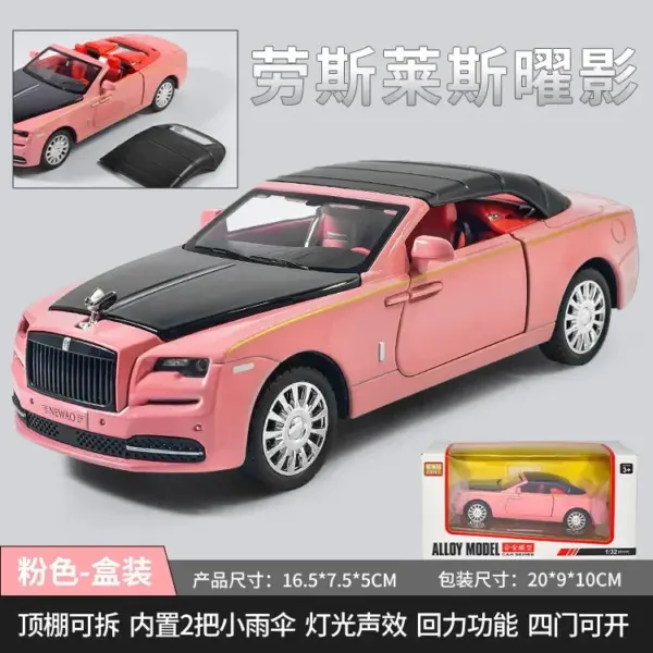 1:32 Scale Diecast Rolls-Royce Dawn Model Car - Image 7