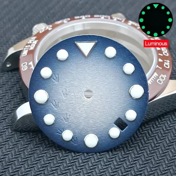 28.5mm Green Luminous Dial for NH35 Movement - Image 9