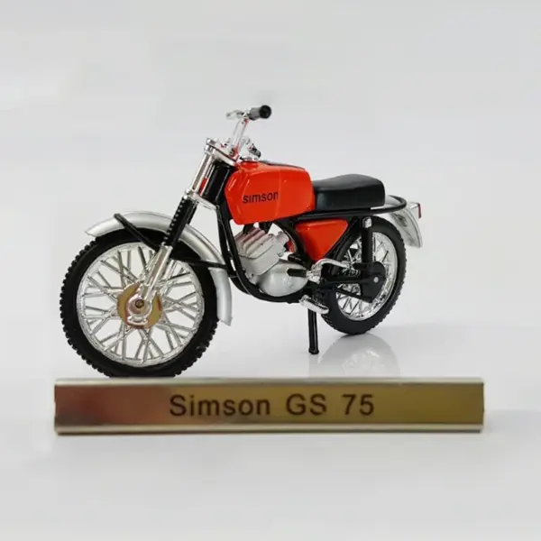 1:24 Scale Simson GS 75 Motorcycle Model