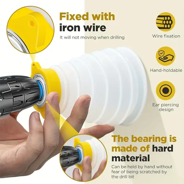Scalable Drill Dust Cover Collector Accessory - Image 3