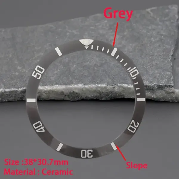 Gray Ceramic Bezel Insert for Omega Watches - Image 16