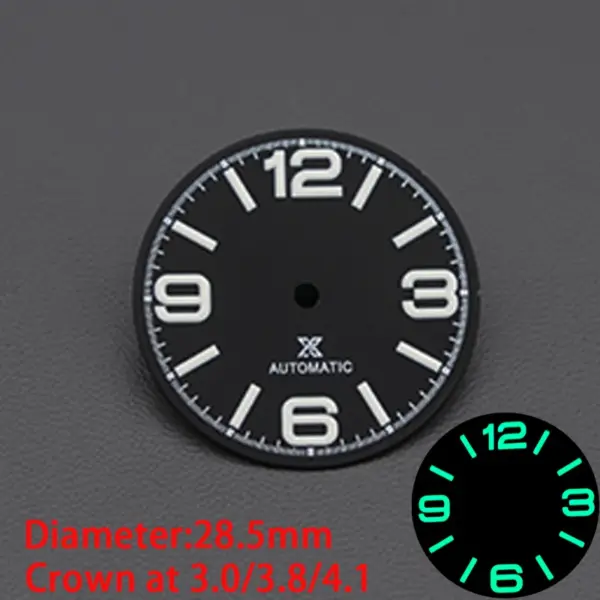 28.5mm Luminous Watch Dial for NH35 NH36 - Image 7