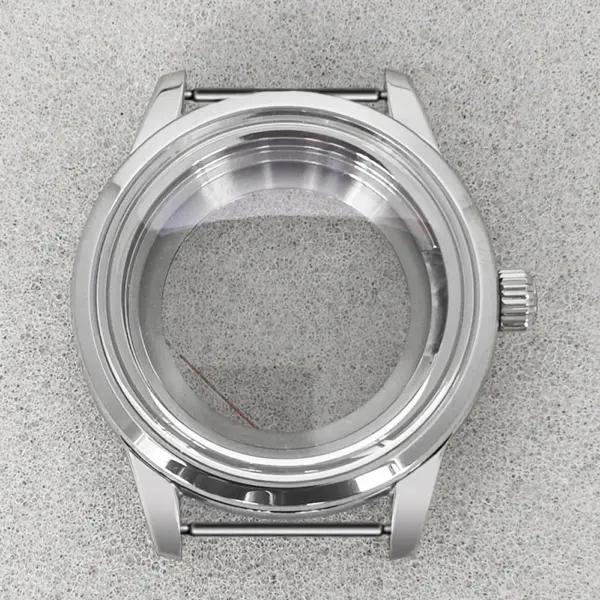 39MM Stainless Steel Watch Case with Strap - Image 9