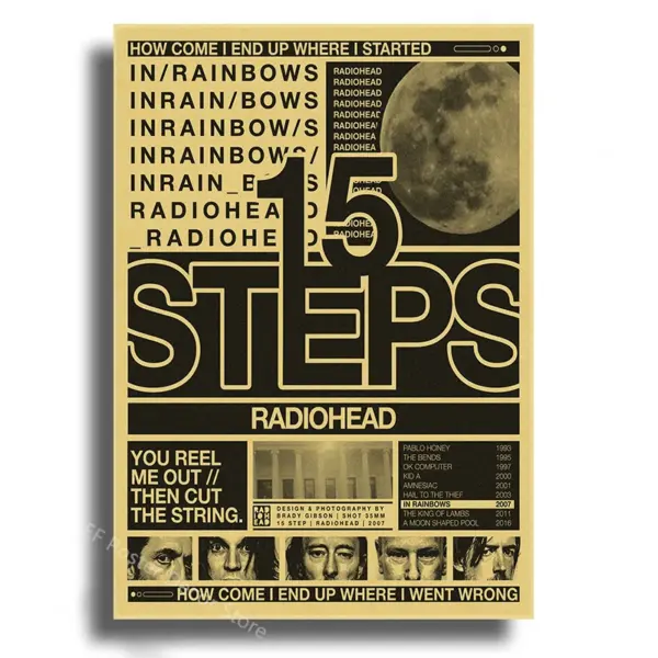 Radiohead Retro Album Art Poster Print - Image 17