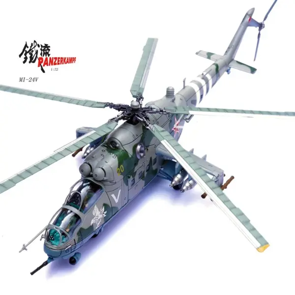 1:72 Mi-24V Helicopter Diecast Model Collectible - Image 5