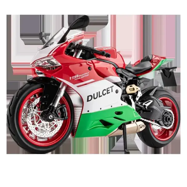 1:12 Ducati 1199 Diecast Alloy Model Motorcycle - Image 6