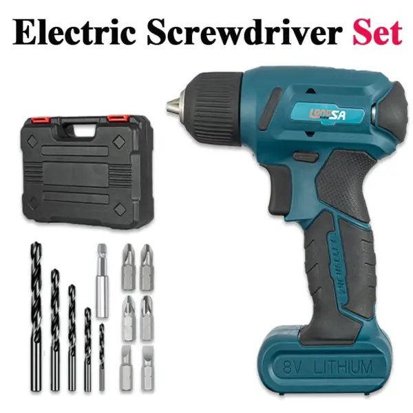 8V Cordless Electric Screwdriver Mini Set - Image 6