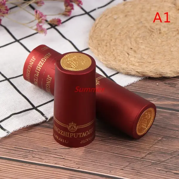 10pcs PVC Heat Shrink Caps for Wine Bottles - Image 11