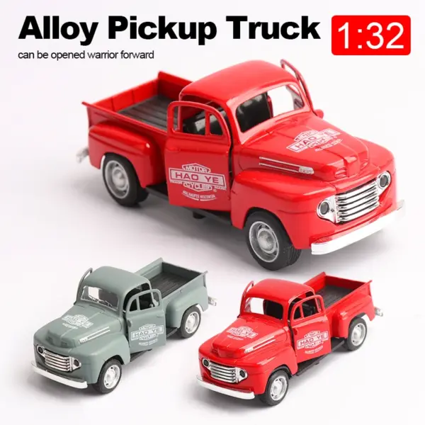 1:32 Alloy Cartoon Bus Pull Back Toy Car - Image 2