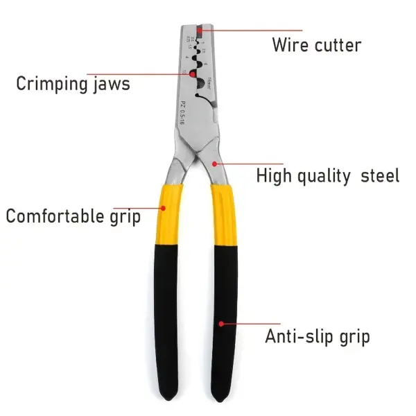 Mini Crimping Plier PZ0.5-16 for VE Terminals - Image 2
