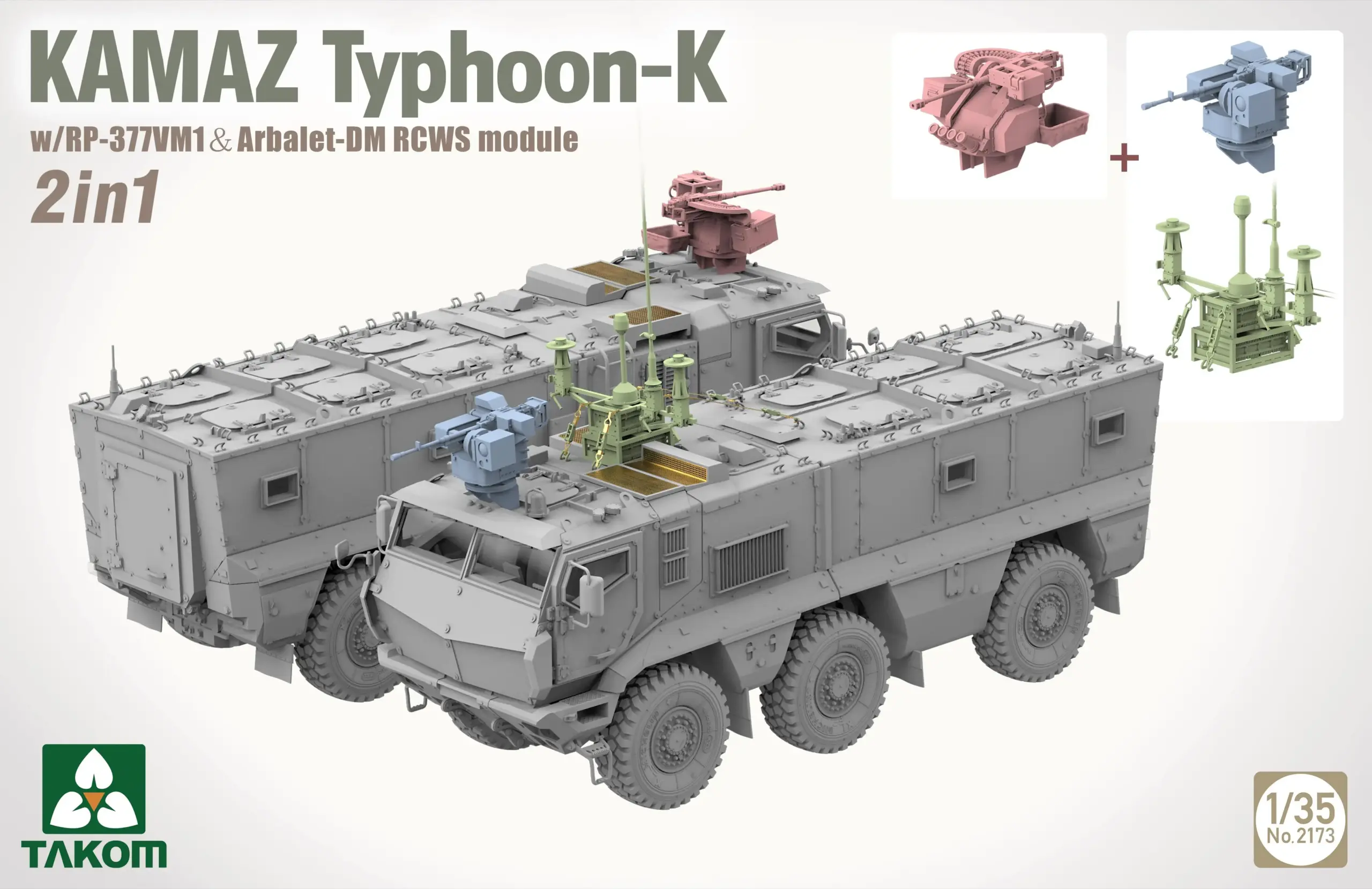 TAKOM 2173 1/35 KAMAZ Typhoon-K Model Kit 2 TAKOM 2173 1/35 KAMAZ Typhoon-K Model Kit - Image 2