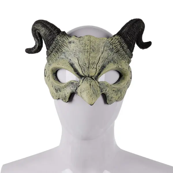 Demon Half Face Mask for Halloween Parties - Image 8