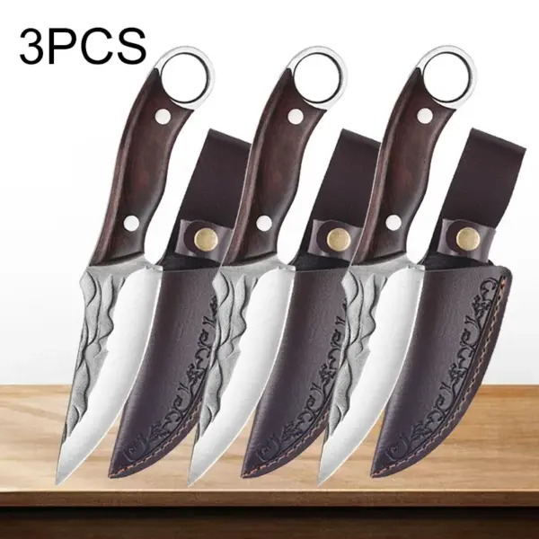 High Carbon Steel Boning Knife Set - Image 8