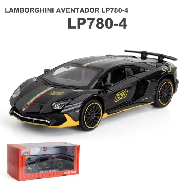 1:32 Lamborghini Aventador Diecast Model Car - Image 8