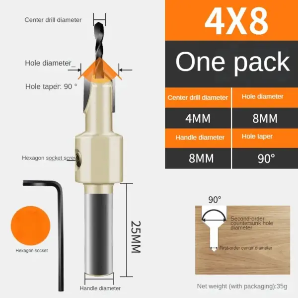 HSS Wood Countersink Drill Bit Set - Image 19
