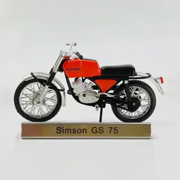 1:24 Scale Simson GS 75 Motorcycle Model - Image 4