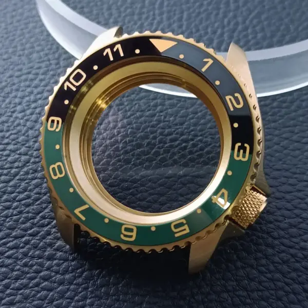42mm Gold Rose Gold Stainless Steel Watch Case - Image 54