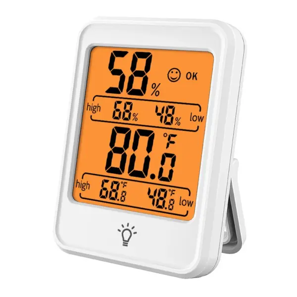 Digital Thermometer Hygrometer with LCD Display