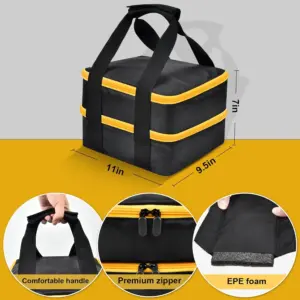 Dewalt/Milwaukee Battery Storage Bag with Dividers 9 S21135fe9990743df824bd6f18da648398