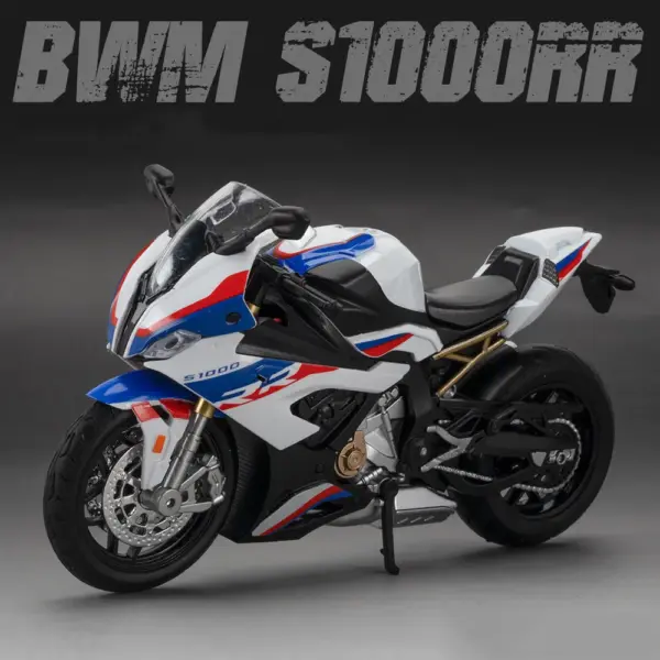 1:12 Diecast Alloy Motorcycle Model for Kids - Image 7