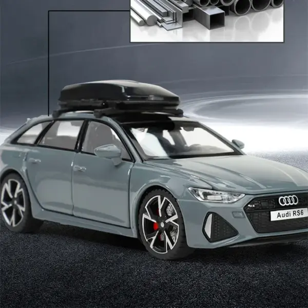 1:32 Scale Audi RS6 Diecast Model Car - Image 2