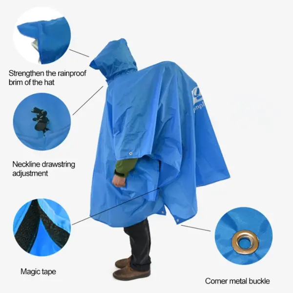 3-in-1 Waterproof Outdoor Rain Jacket - Image 4