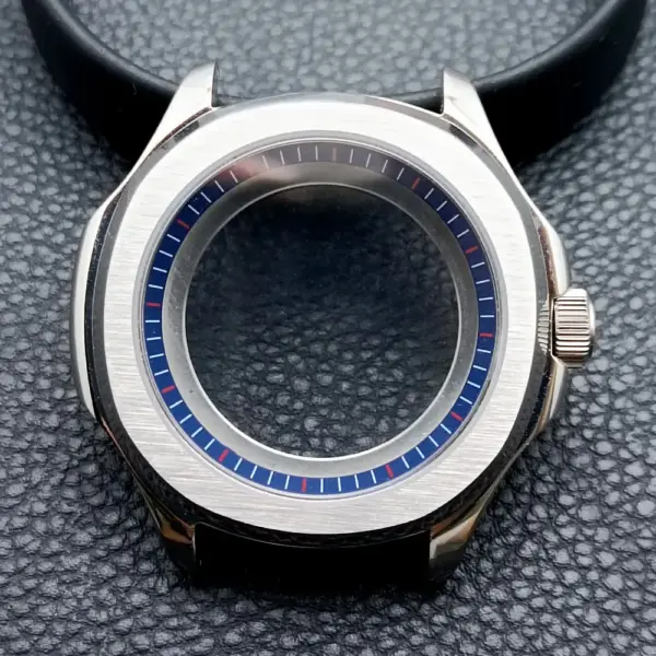 39.5mm Stainless Steel Watch Case with Sapphire Glass - Image 16