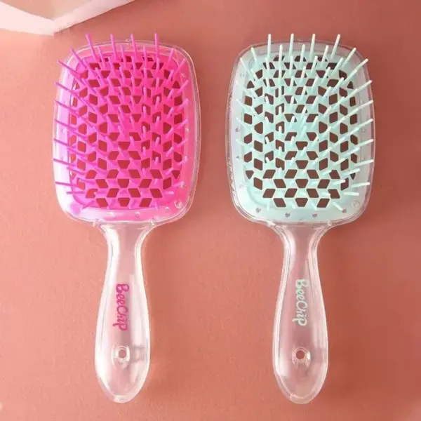 Honeycomb Curved Hair Brush for Styling - Image 2