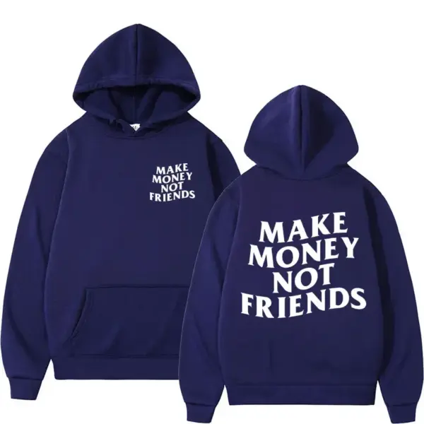 Need Money Letter Print Oversized Hoodie - Image 5
