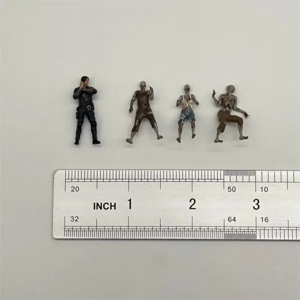 1/64 Scale Resin Zombie Action Figures Set - Image 4