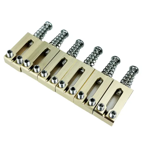 Brass Saddles Tremolo Bridge for ST TL Guitars - Image 3