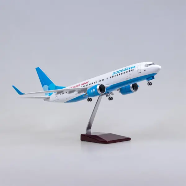Russian Victory Airlines Boeing 737 Model Airplane - Image 2