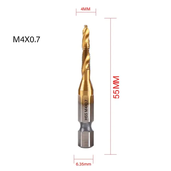 Titanium Plated HSS Tap Drill Bit Set - Image 33