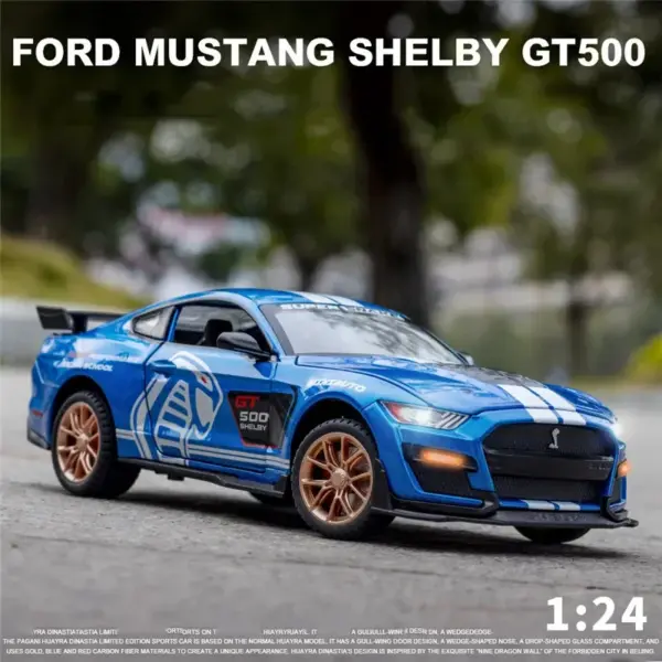 1:24 Ford Mustang Shelby GT500 Diecast Model