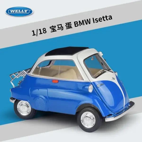 WELLY 1:18 BMW Isetta Diecast Model Car - Image 10