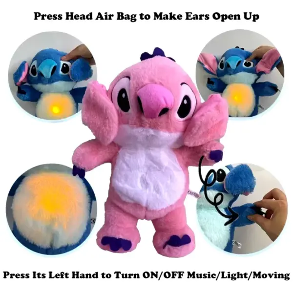 Kawaii Stitch Plush Doll for Soothing Sleep - Image 4