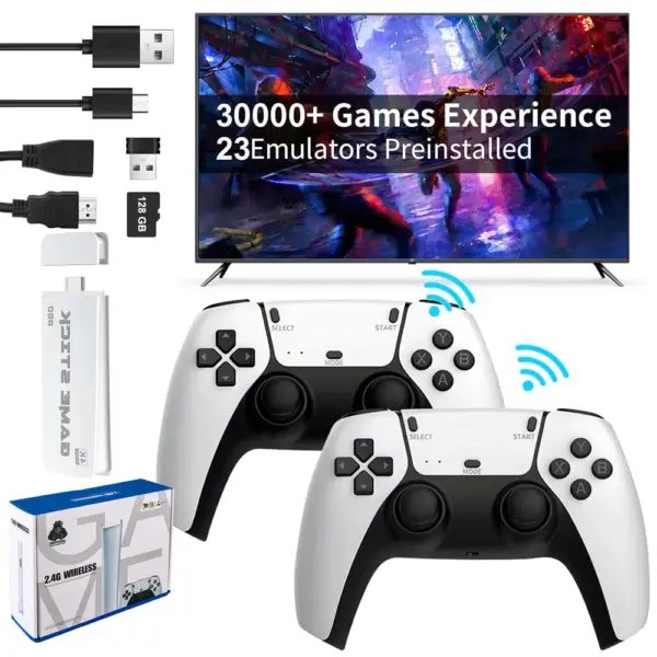 4K HDMI Game Stick with 30000+ Games