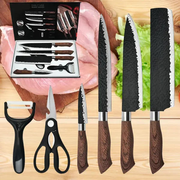 Forged Stainless Steel Kitchen Knife Set 2/3/6PCS