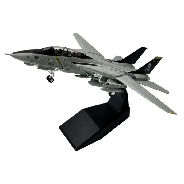 1/100 Scale F-14 Tomcat Diecast Model Plane - Image 7