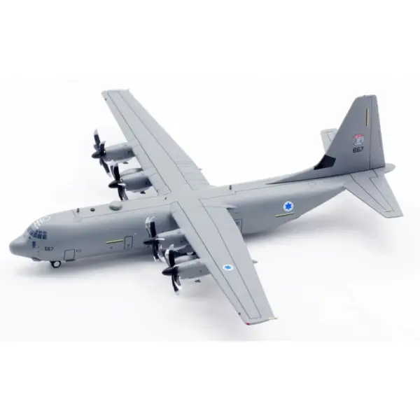 1:200 Diecast Metal Israeli C-130J Model - Image 4