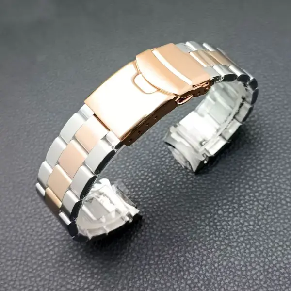 42mm Gold Rose Gold Stainless Steel Watch Case - Image 50