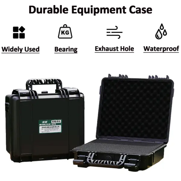 Waterproof Portable Equipment Case for Outdoor Use