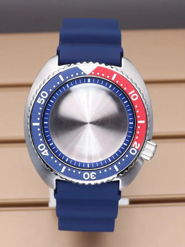 45mm Silver SKX Watch Case for Seiko NH35/NH36 - Image 18