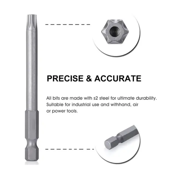 11-Piece Magnetic Torx Security Bit Set - Image 2