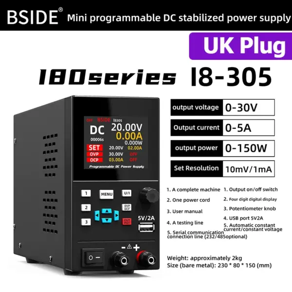 Programmable High Precision DC Power Supply 300W - Image 8