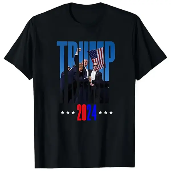 Donald Trump Supporter Cartoon T-Shirt 2024 - Image 3
