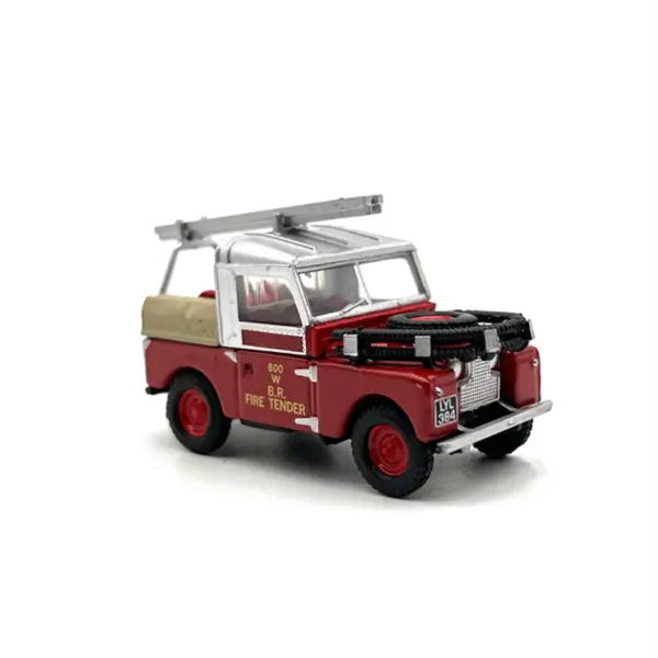 1:76 Scale Diecast Alloy Land Rover Fire Truck