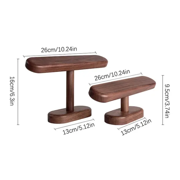 Walnut Jewelry Display Organizer Stand - Image 5