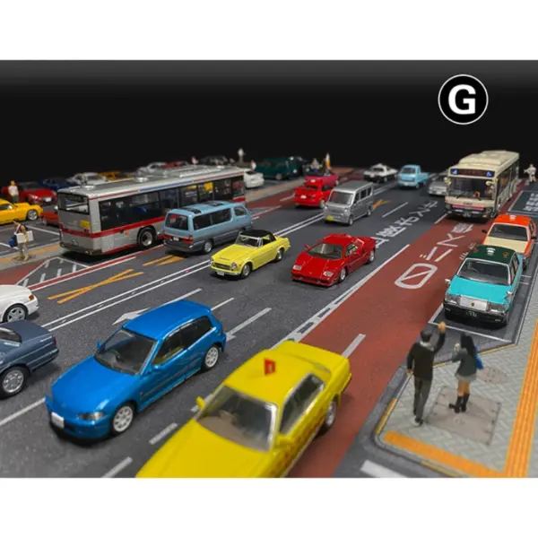 1:64 Scale Urban Scene Mat for Toy Vehicles - Image 3