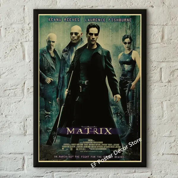Vintage Movie Poster Canvas Print A4 A3 Sizes - Image 17